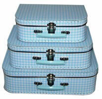 koffertje geblokt 25 cm