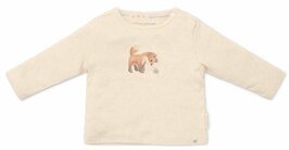 Little Dutch Shirt lange mouw - Zand - Forest Friends - Vosje