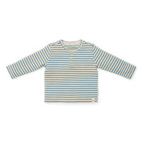 Little Dutch Shirt lange mouw - Blauw - Forest Friends - Stripe