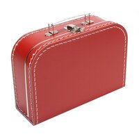Koffertje rood 25 cm