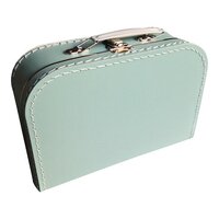 Koffertje mintgroen 30 cm