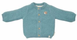 Little Dutch Gebreid vestje - Blauw - Forest Friends