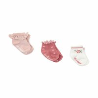 Little Dutch 3-pack lage sokken - Meerkleurig - Fairy Garden