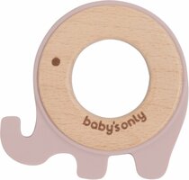 Baby's Only Bijtring olifant oud roze