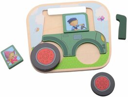 Fien en Teun Tractor puzzel 