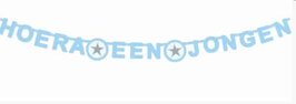 Letterslinger  Hoera een jongen