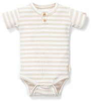 Romper korte mouw - Zand - Newborn Naturals