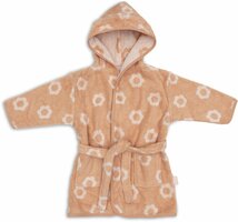 Jollein  Badjas - 100% Badstof - 1-2 jaar - Jacquard - Flower