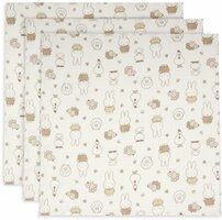 Jollein Hydrofiele Doek Small 70x70cm - Nijntje Family Farm - 3 Stuks