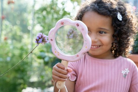 Little Dutch Houten Vergrootglas - Roze - Fairy Garden