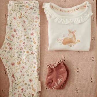 Little Dutch Shirt lange mouw - Ruches - Wit - Fairy Garden