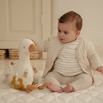 Little Dutch Activiteitenknuffel Gans - Wit - Little Goose