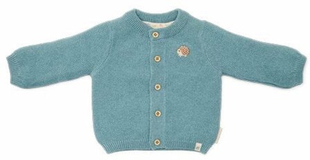 Little Dutch Gebreid vestje - Blauw - Forest Friends