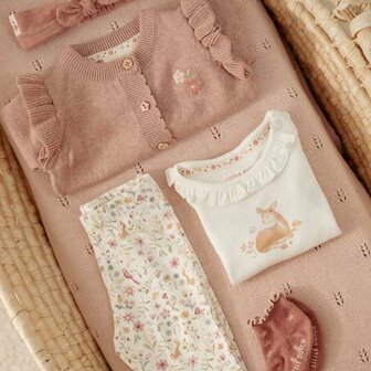 Little Dutch Gebreid vestje - Roze - Fairy Garden