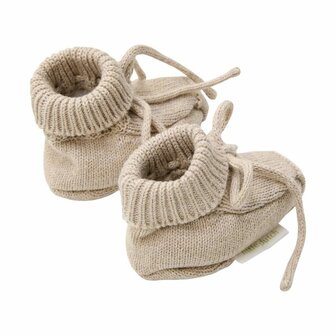 Little Dutch Slofjes - Beige - Newborn Naturals