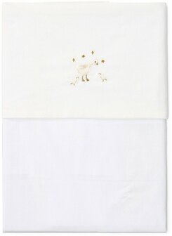 Little Dutch Ledikantlaken - Wit - Newborn Naturals - Little Goose