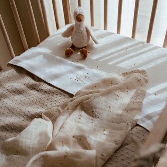 Little Dutch Ledikantlaken - Wit - Newborn Naturals - Little Goose