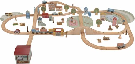 Little Dutch Houten treinbaan &ndash; XL &ndash; Essentials