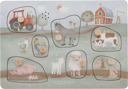 Little Dutch Geluiden puzzel Little Farm