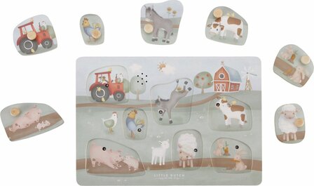 Little Dutch Geluiden puzzel Little Farm