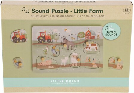Little Dutch Geluiden puzzel Little Farm
