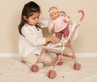 Little Dutch Poppenbuggy &ndash; Meerkleurig &ndash; Essentials &ndash; White Meadows