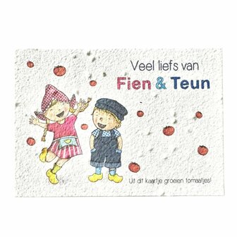 Fien en Teun Veel liefs van Fien en Teun