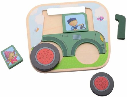Fien en Teun Tractor puzzel 