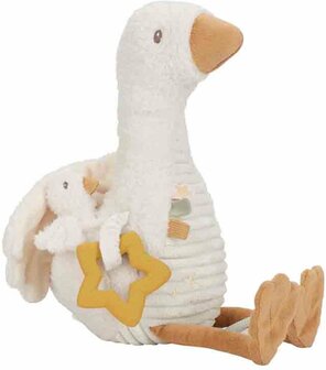 Little Dutch Activiteitenknuffel Gans - Wit - Little Goose