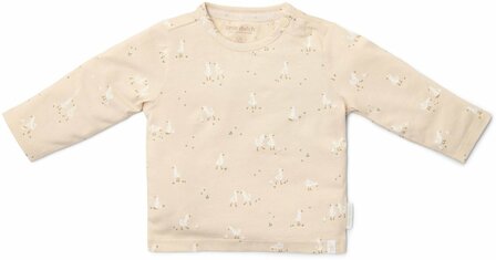 Little Dutch Shirt lange mouw - Beige - Newborn Naturals - Little Goose
