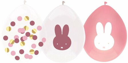 Nijntje Ballonnen roze 30cm