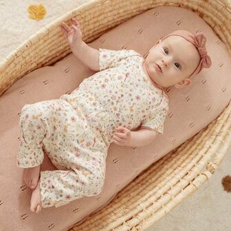 Little Dutch Romper korte mouw - Wit - Fairy Garden