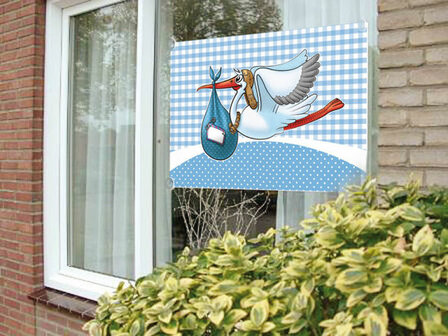 Raamvlag jongen 60x90cm.