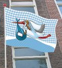 Raamvlag jongen 60x90cm.