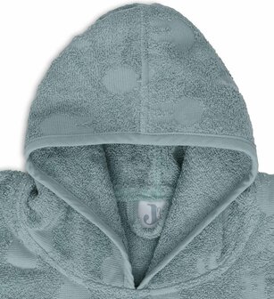 Jollein Badponcho Baby Badstof - Miffy Jacquard Sea Green