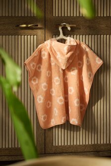Jollein Badponcho Badstof - Jacquard Blush