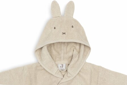 Jollein Badjas - 100% Badstof - 1-2 jaar - Miffy Warm - Sand