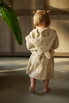 Jollein Badjas - 100% Badstof - 1-2 jaar - Miffy Warm - Sand