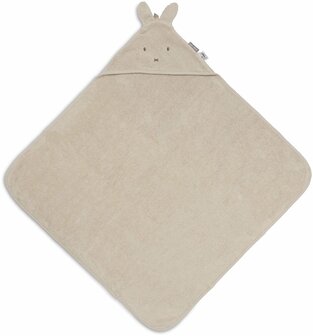 Jollein Badcape Jersey / Badstof - 75x75 cm - Miffy Warm - Sand