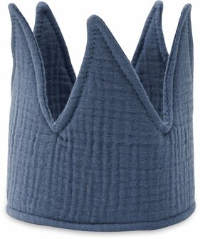 Jollein Verjaardagskroon - Hydrofiel blauw
