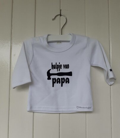 T-shirt Hulpje van papa