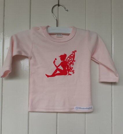 T-shirt elfje roze