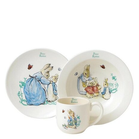 Kinder Peter Rabbit Three-Piece Nursery Set