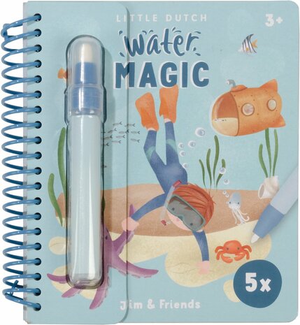 Little Dutch Waterkleurboek Jim & Friends