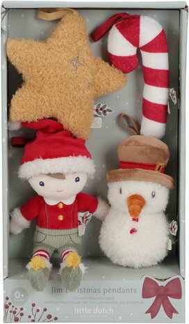 Little Dutch Kersthangers Jim Set – Meerkleurig – Christmas