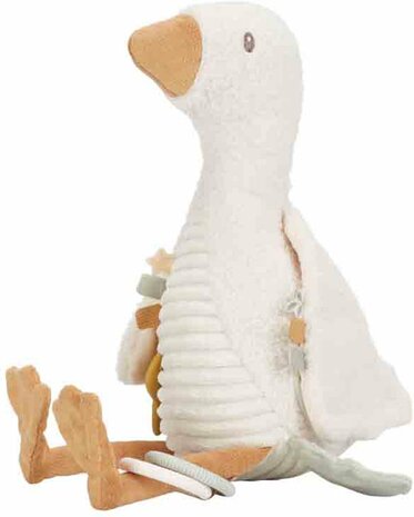 Little Dutch Activiteitenknuffel Gans - Wit - Little Goose