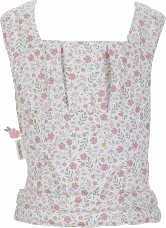 Little Dutch  Poppendraagzak &ndash; Meerkleurig &ndash; Essentials &ndash; Soft Flowers
