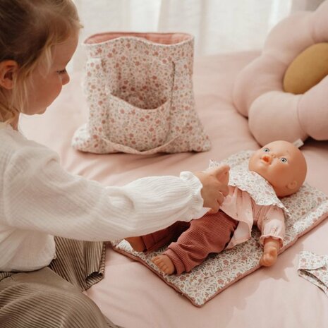 Little Dutch Poppen luiertas &ndash; Meerkleurig &ndash; Essentials &ndash; Soft Flowers