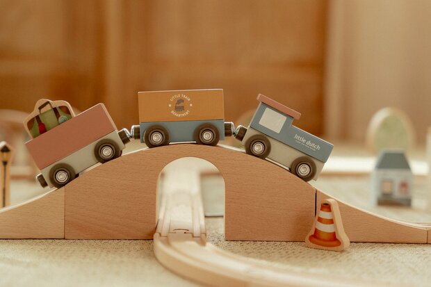 Little Dutch Houten treinbaan &ndash; XL &ndash; Essentials