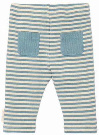 Little Dutch Broek - Blauw - Forest Friends - Stripe 44